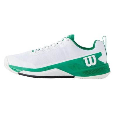 Wilson Tennisschuhe Rush Pro 4.5 Clay/Sandplatz 2025 weiss/grün Herren