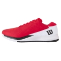 Wilson Tennisschuhe Rush Pro Ace Clay/Sandplatz (Stabilität, 2E/weit) 2025 rot/weiss Herren