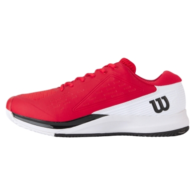 Wilson Tennisschuhe Rush Pro Ace Clay/Sandplatz (Stabilität, 2E/weit) 2025 rot/weiss Herren