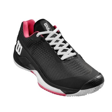 Wilson Tennisschuhe Rush Pro 4.0 Clay/Sandplatz 2024 schwarz/pink/weiss Damen