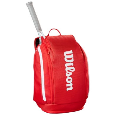 Wilson Tennis-Rucksack Super Tour (Hauptfach, Schlägerfach) 2025 rot