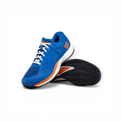 Wilson Tennisschuhe Rush Pro Ace Allcourt 2026 blau/weiss/orange Kinder