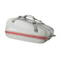 Wilson Tennis-Racketbag Team (Schlägertasche, 2 Hauptfach) 2025 grau 6er