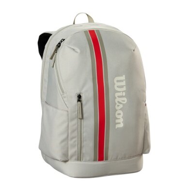 Wilson Tennis-Rucksack Team 2025 (Schlägerfach) grau