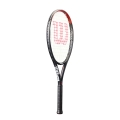 Wilson Kinder-Tennisschläger Pro Staff Precision 26in (11-14 Jahre) 2026 schwarz/rot - besaitet -