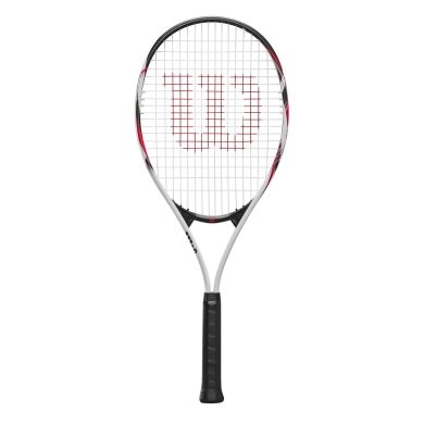 Wilson Tennisschläger Fusion XL 112in/274g/Freizeit weiss/schwarz/rot - besaitet -