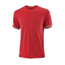 Wilson Tennis-Tshirt Team Solid rot Herren