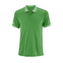 Wilson Tennis-Polo Team Solid grün Herren