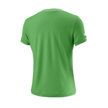 Wilson Tennis-Shirt Team V-Neck #18 grün Mädchen