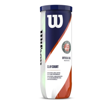 Wilson Tennisbälle Roland Garros Clay Dose 3er