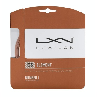 Luxilon Tennissaite Element (Haltbarkeit+Touch) bronzebraun 12m Set