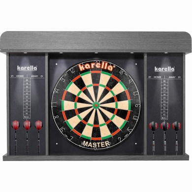 Winmau Dartscheibe Dart-Cabinet Arena mit LED-Beleuchtung