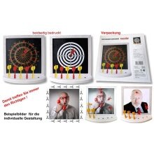 Winmau Mini Dartscheibe - Magnetdartscheibe inkl. 6 Magnetdarts