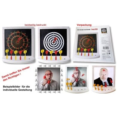 Winmau Mini Dartscheibe - Magnetdartscheibe inkl. 6 Magnetdarts