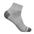 Wrightsock Sportsocken Quarter Coolmesh II (dünn, atmungsaktiv, bequem) titaniumgrau - 1 Paar