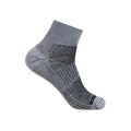 Wrightsock Wandersocke Quarter Merino Coolmesh II (dünn, Merinowolle) grau/smoke - 1 Paar