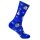 Wrightsock Alltag-Wandersocke Crew Eco Explore Motivsocke (Weihnachten, Anti-Blasen-Socke) blau - 1 Paar