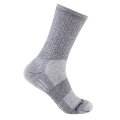 Wrightsock Wandersocke Crew Escape (extra Frottee-Polsterung, mitteldick) hellgrau - 1 Paar
