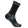 Wrightsock Alltag-Wandersocke Crew Stride Motivsocken (Anti-Blasen-Socke) schwarz - 1 Paar