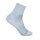 Wrightsock Sportsocken Quarter Plus Coolmesh II (dünn, atmungsaktiv, bequem) hellgrau - 1 Paar