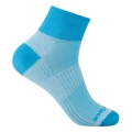 Wrightsock Sportsocken Quarter Coolmesh II (dünn, atmungsaktiv, bequem) scubablau - 1 Paar