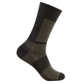 Wrightsock Wandersocke Crew Merino Coolmesh II (dünn, Merinowolle) timberbraun - 1 Paar