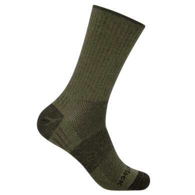 Wrightsock Wandersocke Crew Merino Escape (extra Frottee-Polsterung, mitteldick) grün - 1 Paar