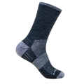 Wrightsock Wandersocke Crew Merino Escape (extra Frottee-Polsterung, mitteldick) grau/smokeblau - 1 Paar
