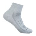 Wrightsock Sportsocken Quarter Endurance (knöchelhoch, Anti-Blasen-Socke) hellgrau - 1 Paar