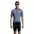 X-Bionic Fahrrad-Shirt Corefusion Ride Jersey (Front-Reißverschluss, 3 Rückentaschen, atmungsaktiv) grau Herren