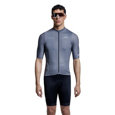 X-Bionic Fahrrad-Shirt Corefusion Ride Jersey (Front-Reißverschluss, 3 Rückentaschen, atmungsaktiv) grau Herren
