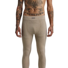 X-Bionic Funktionshose Mightywool Pant (Merinowolle, warm) lang sand/beige Herren