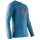 X-Bionic Funktions-Langarmshirt Twyce Run Shirt (enganliegend) Unterwäsche mineralblau/orange Herren