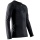 X-Bionic Funktions-Langarmshirt Twyce Run Shirt (enganliegend) Unterwäsche schwarz/charcoal Herren