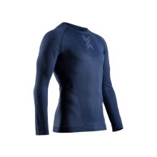 X-Bionic Lauf-Langarmshirt Xceed Run Shirt LS (leicht, optimale Temperaturregulierung) marineblau/slate Herren