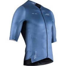 X-Bionic Fahrrad-Shirt Corefusion Aero Jersey (Front-Reißverschluss, leicht, atmungsaktiv) mineralblau Herren