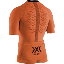 X-Bionic Bike-Shirt The Trick 4.0 Full-Zip Kurzarm orange Herren