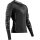 X-Bionic Lauf-Langarmshirt Twyce Run Shirt LS (enganliegend) schwarz/charcoalgrau Herren
