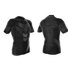 X-Bionic Laufshirt Twyce Race Shirt (enganliegend) Kurzarm schwarz/charcoal Herren