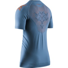 X-Bionic Laufshirt Twyce Run (enganliegend) Kurzarm mineralblau/orange Herren