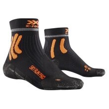 X-Socks Laufsocke Sky Run Pro 4.0 (Trailläufe) schwarz/orange Herren - 1 Paar