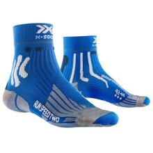 X-Socks Laufsocke Run Speed Two 4.0 blau/weiss Herren - 1 Paar