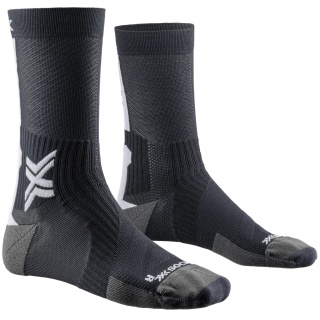 X-Socks Radsocke Bike Perform Crew schwarz/weiss Herren - 1 Paar