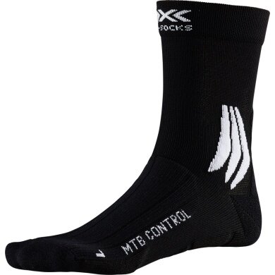 X-Socks Radsocke MTB Control 4.0 schwarz/weiss Herren - 1 Paar