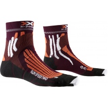 X-Socks Laufsocke Speed Two 4.0 für Mittel- und Langstreckenläufe orange/grau Herren - 1 Paar