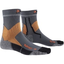 X-Socks Laufsocke Run Fast 4.0 für Trailläufe grau Herren - 1 Paar