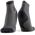 X-Socks Laufsocke Run Discover Ankle fluo dunkelbraun/schwarz Herren - 1 Paar