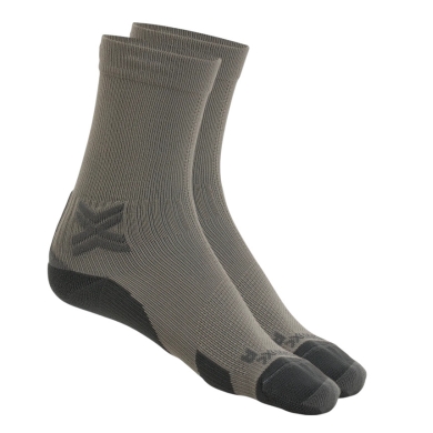 X-Socks Laufsocke Run Discover Crew dunkelgrau/schwarz Herren - 1 Paar