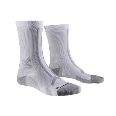 X-Socks Laufsocke Run Discover Crew weiss/grau Herren - 1 Paar