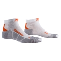 X-Socks Laufsocke Run Discovery 4.0 weiss/grau/orange Herren - 1 Paar